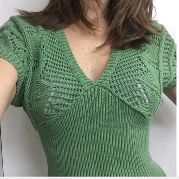 Y2K Crochet Top Anthropologie - Picture 1 of 6